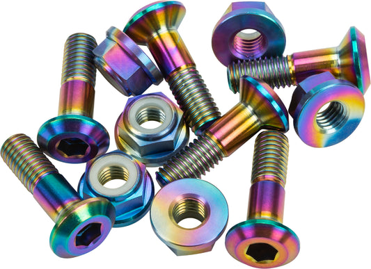 FLO Motorsports - FLO701JET - Fits 125cc/European Dirt Bikes Titanium Sprocket Bolts
