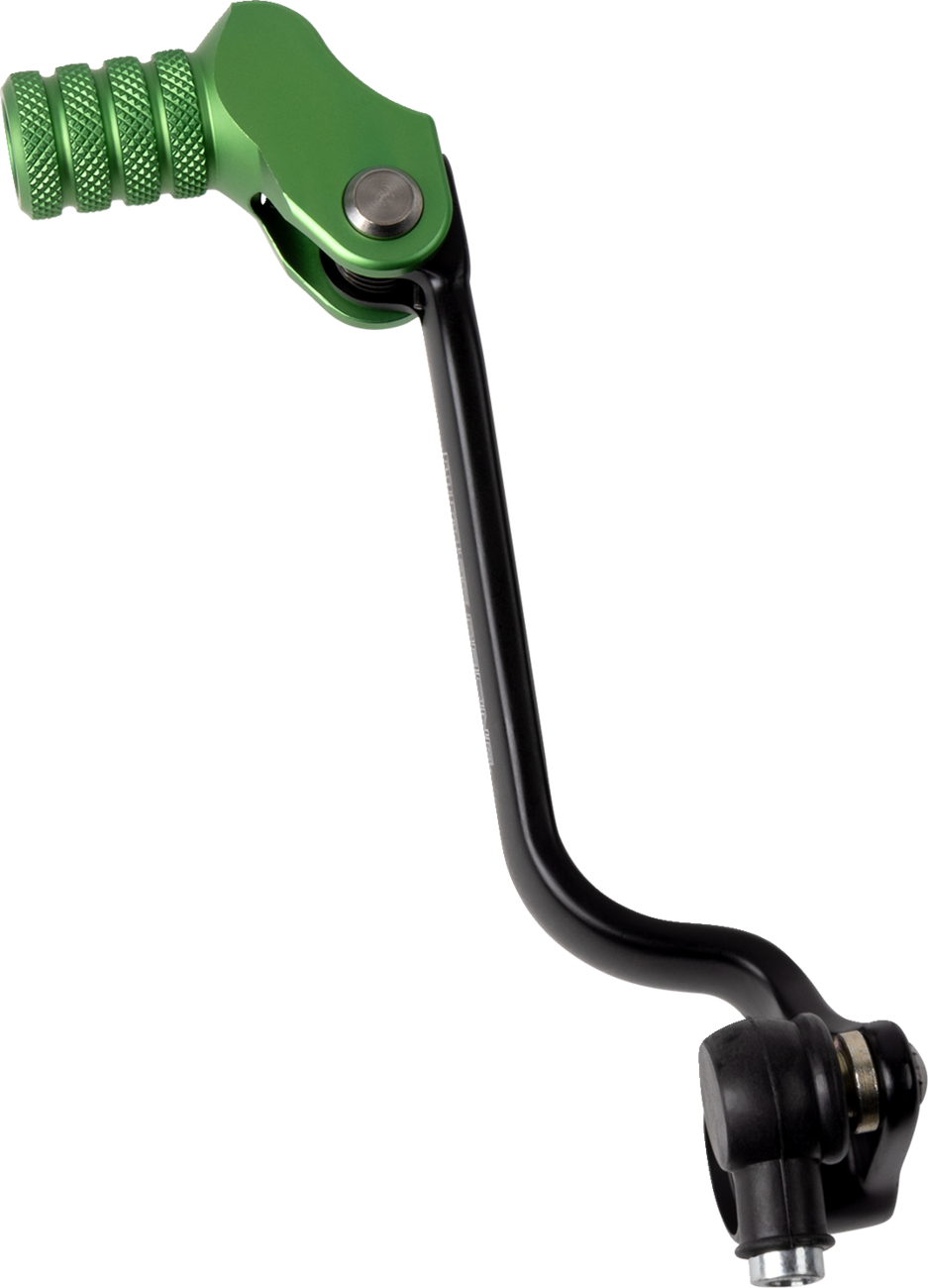 MOOSE OFFROAD Shifter Lever - Green - 20 mm Offset - Kawasaki 81-0350-10-30
