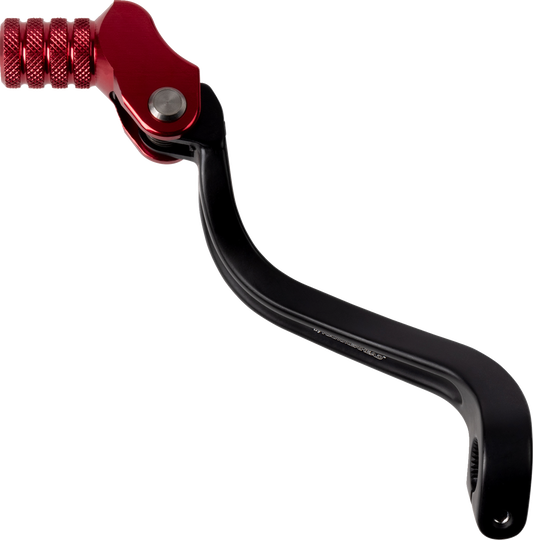 Moose Offroad 1602-1633 Forged Shift Lever Black with 20 mm Offset Red Anodized Tip for 2020 2021 2022 2023 2024 2025 Beta Fitment - Moto-House MX