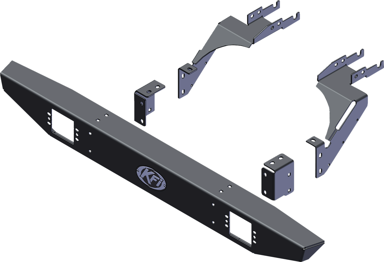 KFI PRODUCTS Rear Bumper Formed for Polaris General 2021-2024 102080