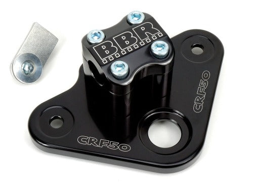 BBR Billet Top Tripple Clamp available in Black or Red - 2000-2020 Honda CRF50F | Moto-House MX