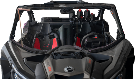 MOOSE OFFROAD V000324-12200M Full Clear Polycarbonate Windshield for Can-Am Maverick X3 and X3 Max - Moto-House MX