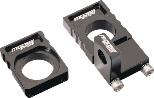 Moose Offroad 0521-2151 Flag Mount Rear Axle Honda CRF Black - Moto-House MX