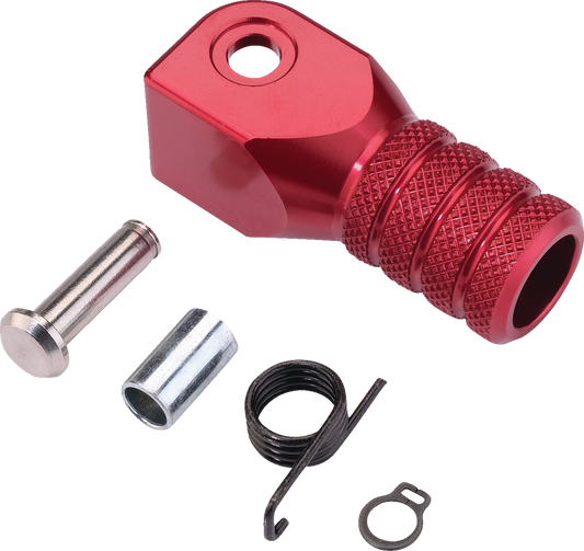 Moose Offroad 1602-1637 Standard Knurled Shift Lever Tip in Red at Moto-House MX