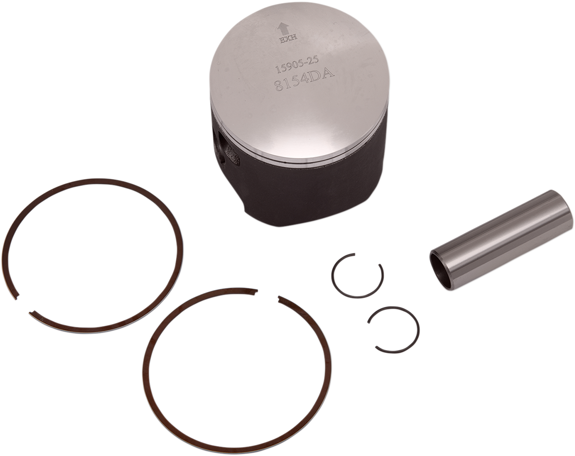 WOSSNER 8154DA Piston Kit - 69.94 mm for Honda Motorcycles 2000-2023