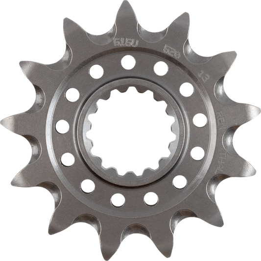 RENTHAL 515U-520-13GP Natural Finish Case Hardened Nickel Chromium Steel 13 Tooth Grooved Ultralight Front Countershaft Sprocket for Triumph TF 250-X TF 450-RC - Moto-House MX