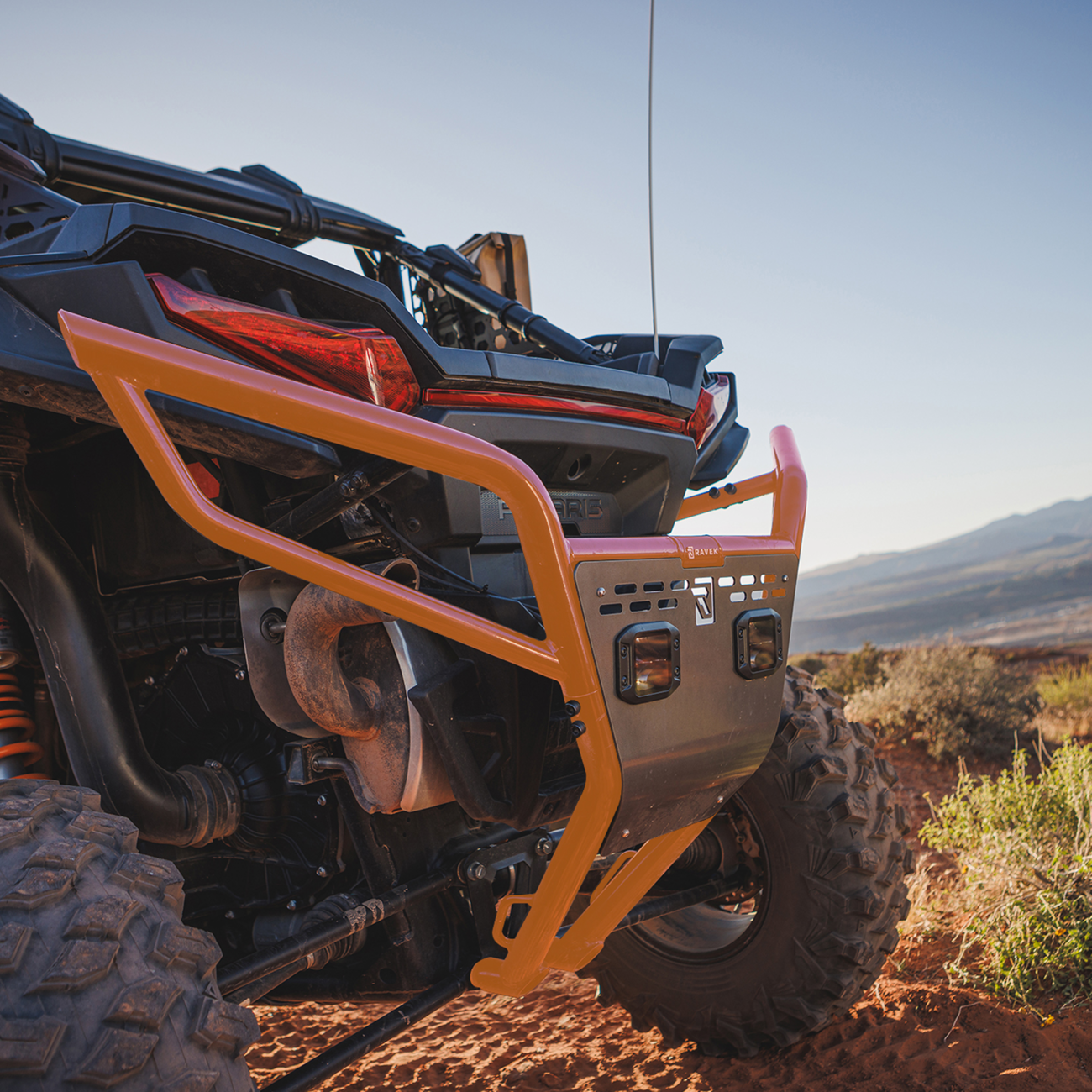 RAVEK RZR 64-308RDL 2014-23 Rear Bumper Reverse LED Lighting