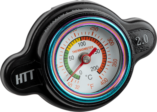 MOOSE OFFROAD I15-5203B 2.0 Bar High Pressure Radiator Cap with Temperature Gauge for KTM 350 XC-F and 300 XC TPI - Moto-House MX