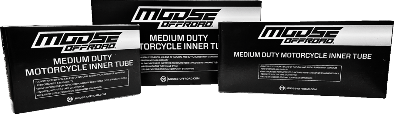 MOOSE OFFROAD M20041 17 Inch Medium Duty Inner Tube for Off-Road Use