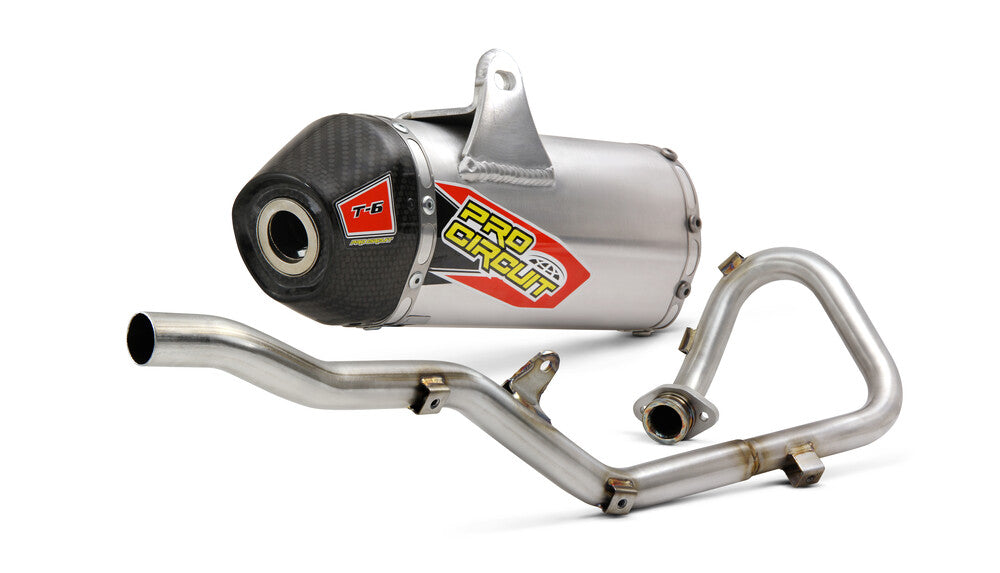 Pro Circuit T-6 Stainless Steel Exhaust System - 0132012F -  2000-2022 Yamaha TT-R125L. TTR-125LE, TT-R125E - Mini Moto | Moto-House MX 