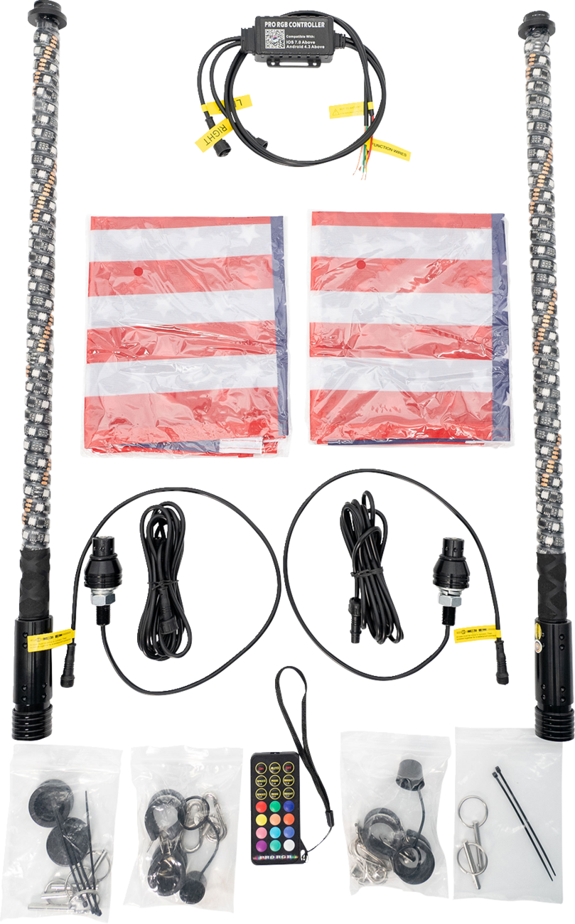 BRITE-LITES Whip Light - 2' Quick Connect Pair