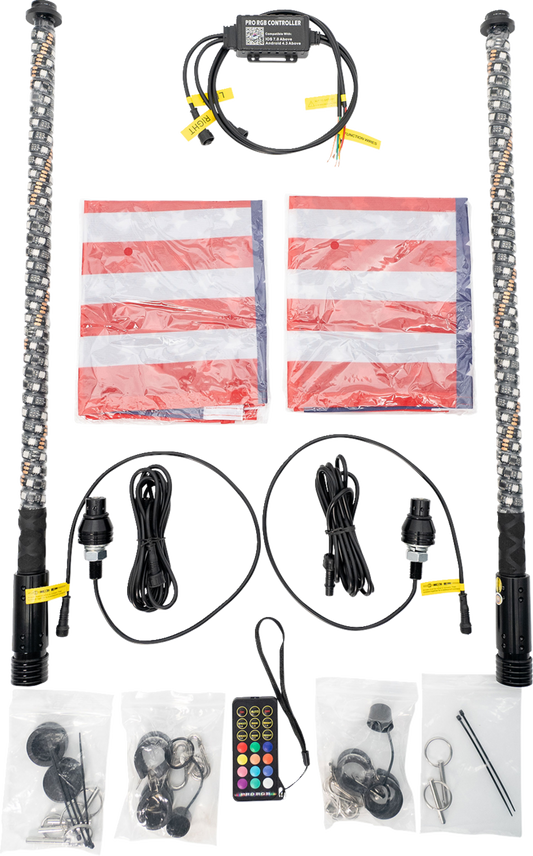 BRITE-LITES Whip Light - 2' Quick Connect Pair