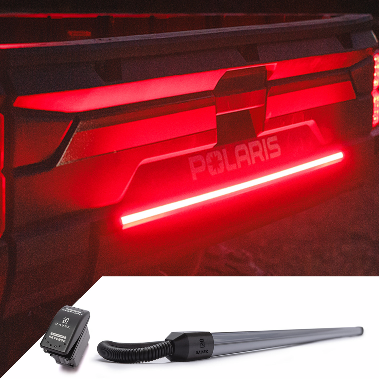 RAVEK 64-704 Multi-Function Taillight for Ride Command 2010-2023 UTVs