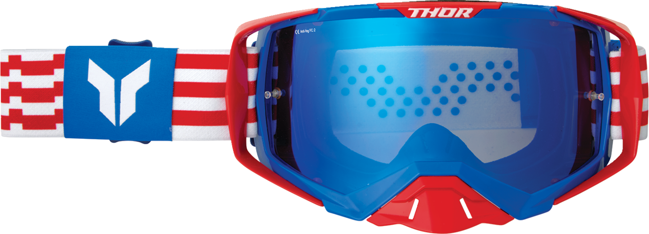 THOR 2601-3700 Activate Goggle Patriot  Blue Mirror Lens