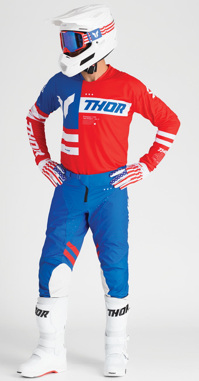 THOR 2601-3700 Activate Goggle Patriot  Blue Mirror Lens