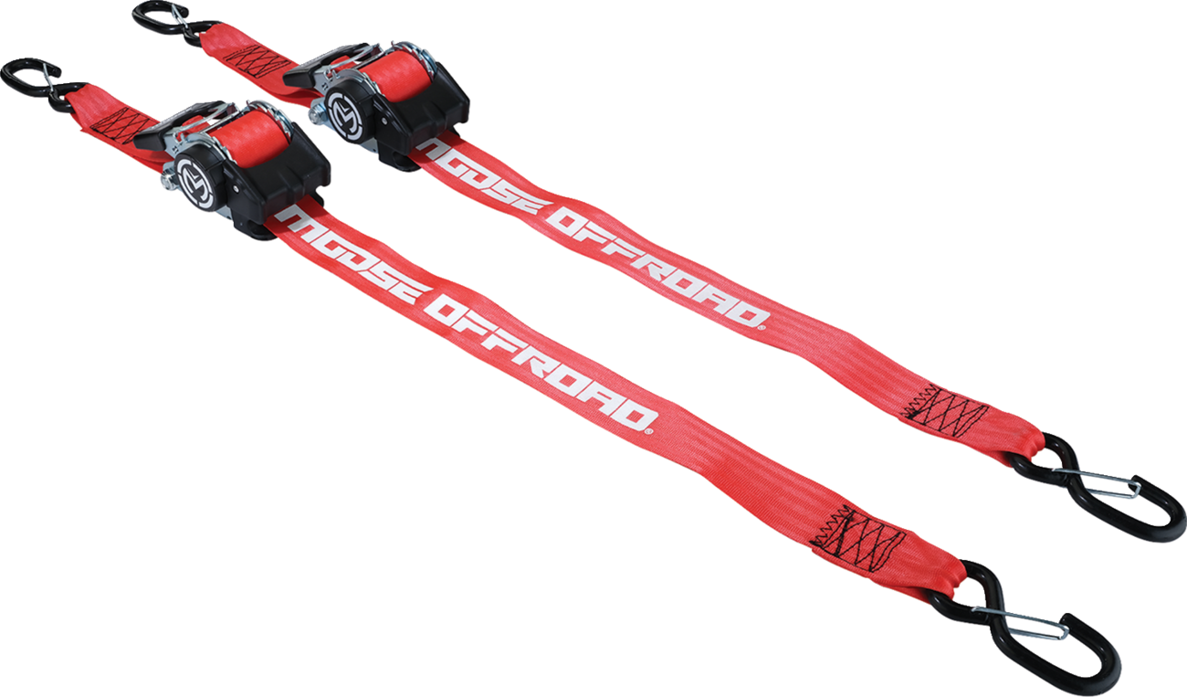 Moose Offroad 3920-0538 2020s 2x10 Retracting Ratchet Strap