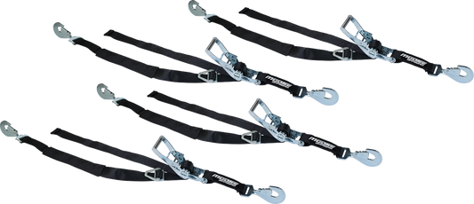 Moose Offroad 3920-0536 Ratcheting Tiedown Pack Black - Moto-House MX