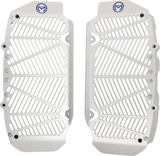Moose Offroad 1901-0956 Radiator Guards Silver Aluminum Triumph TF 250X 450X Moto House MX