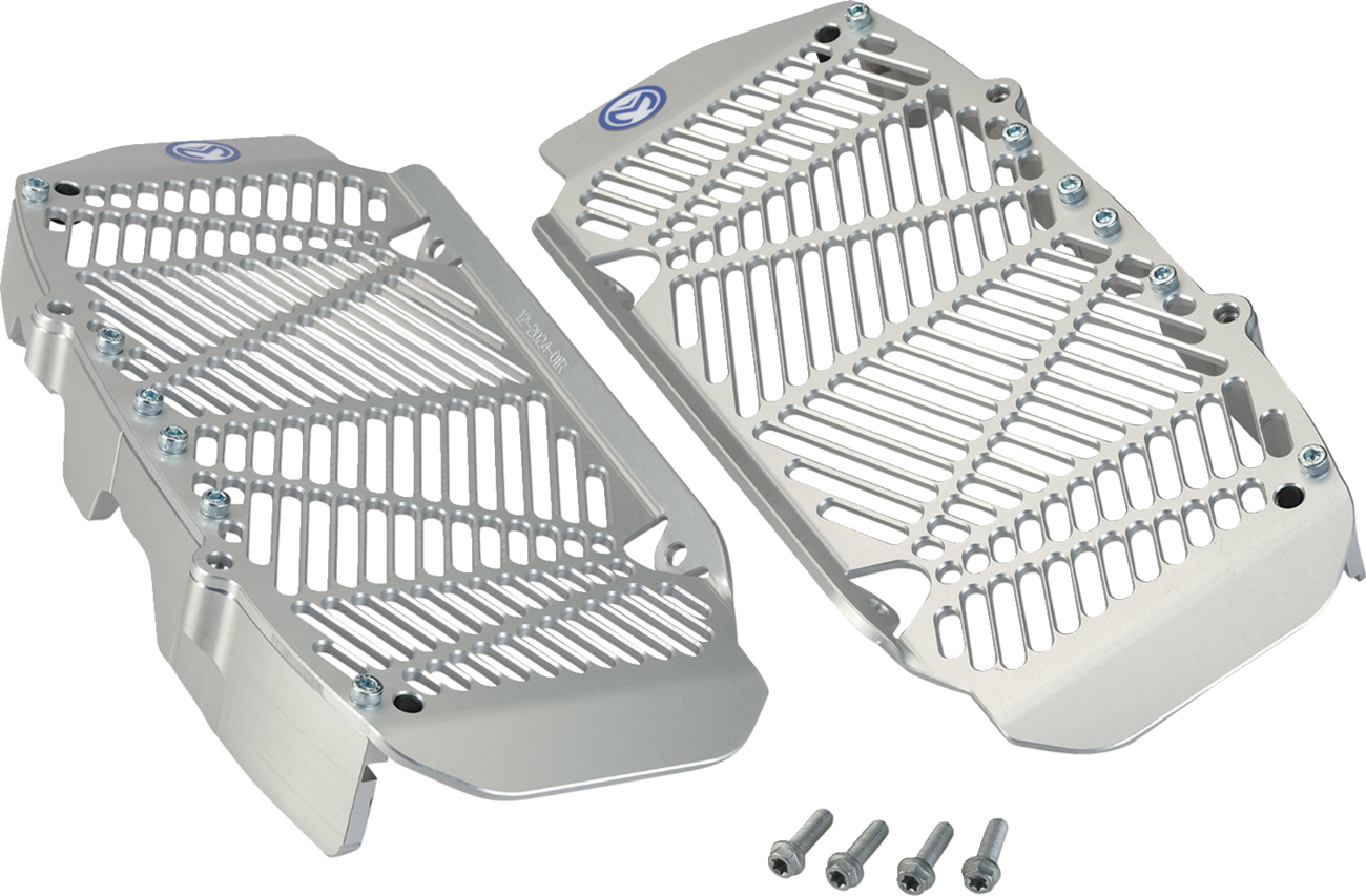 MOOSE OFFROAD 12-2024 Radiator Guard for Triumph Motorcycles, Silver