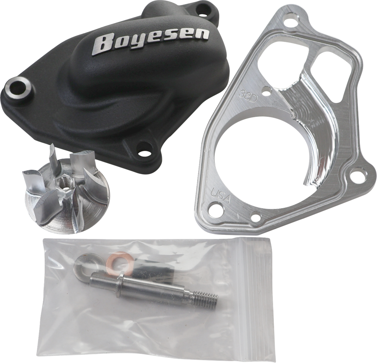 Boyesen Water Pump Kit - Black - Yamaha WPK-38DB