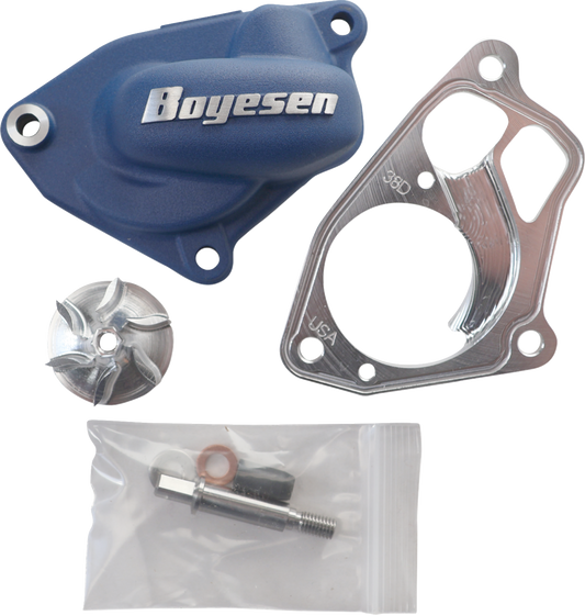 Boyesen Blue Supercooler Water Pump Kit WPK-38DL | Yamaha YZ450F FX WR450F 2023-2025