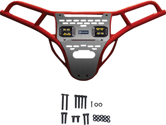 RAVEK - 64-317RDLA - Polaris RZR 2014-23 Front Bumper Skid Plate