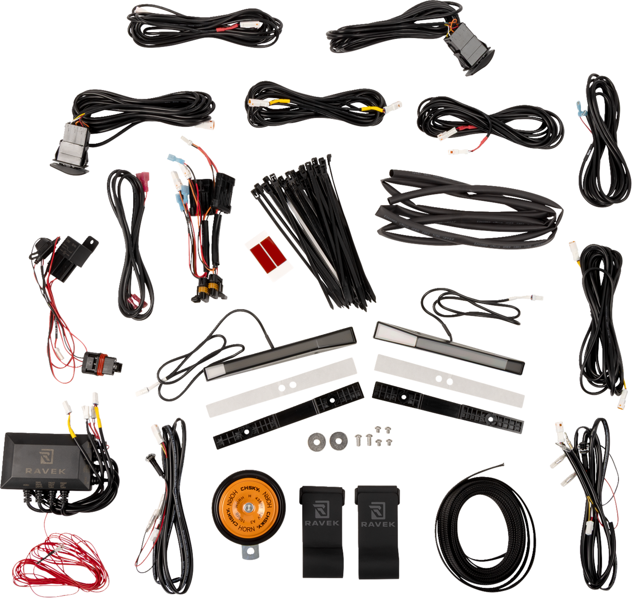 RAVEK Turn Signal Kit - Amber - White Running Light - RZR XP