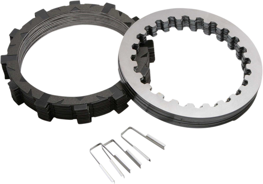 REKLUSE RMS-2812002 TorqDrive Friction Disks, Steel Drive Plates, and Basket Sleeves Replacement for Rekluse Core Manual System on Triumph TF 250-X - Moto-House MX