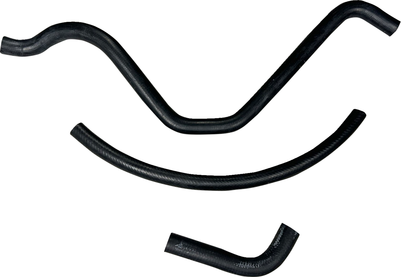 MOOSE OFFROAD 100-0011-PU Black Reinforced Silicone Radiator Hose Kit for Polaris Scrambler 500 4x4 - Moto-House MX