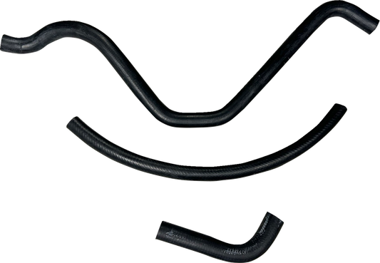 MOOSE OFFROAD 100-0011-PU Black Reinforced Silicone Radiator Hose Kit for Polaris Scrambler 500 4x4 - Moto-House MX
