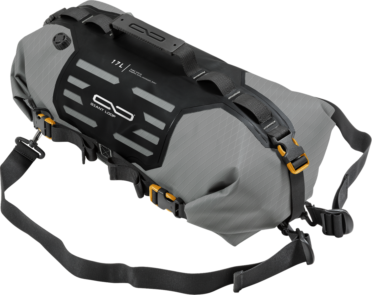 GIANT LOOP Rogue Dry Bag™ - Black/Gray RDB25-B