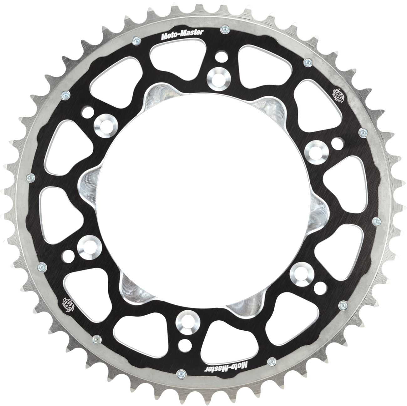 MOTO-MASTER 620073248 Fusion Series Dual Ring Rear Sprocket, 48 Tooth, Black