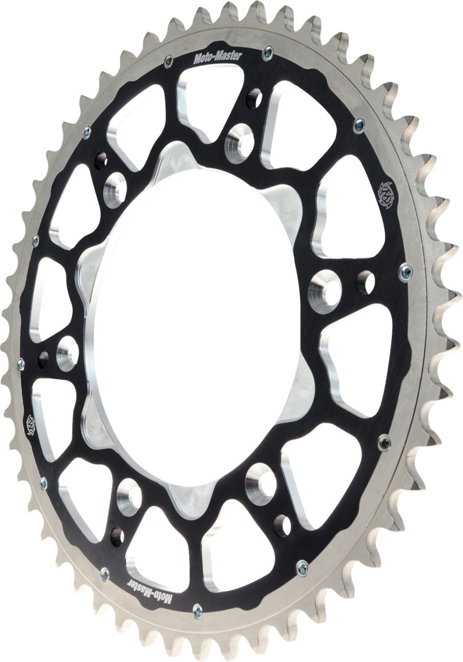 MOTO-MASTER 620073248 Fusion Series Dual Ring Rear Sprocket, 48 Tooth, Black