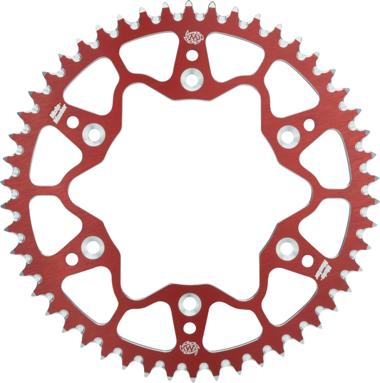 MOTO-MASTER 620072350 50 Tooth Rear Sprocket, 7075 Aluminum, Red, Factory Quality Performance