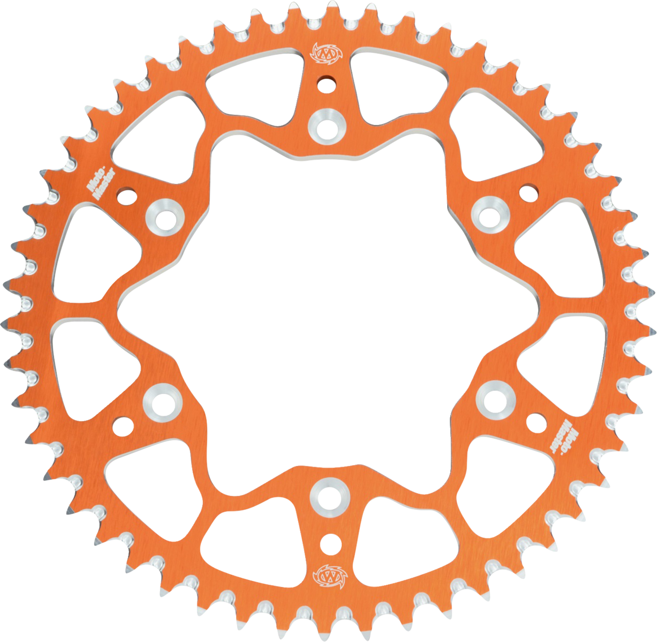 MOTO-MASTER 620072549 49 Tooth Rear Sprocket, 7075 Aluminum, Orange, Fitment: Please verify fitment before ordering