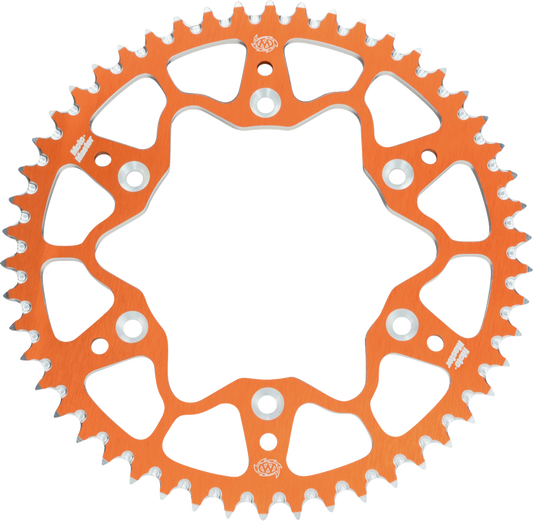 MOTO-MASTER 620072549 49 Tooth Rear Sprocket, 7075 Aluminum, Orange, Fitment: Please verify fitment before ordering
