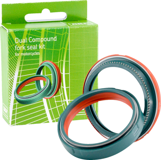 SKF DUAL-48S Fork Seal Kit for Showa 48mm Suspension Components