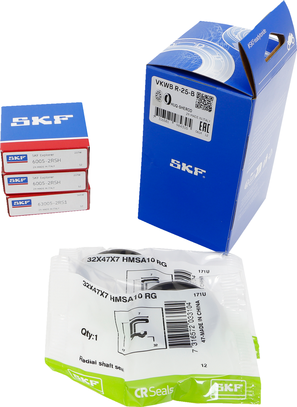 SKF VKWB-R-25-B Rear Wheel Bearings with Seals Kit for Husqvarna/Sherco 2020-2024