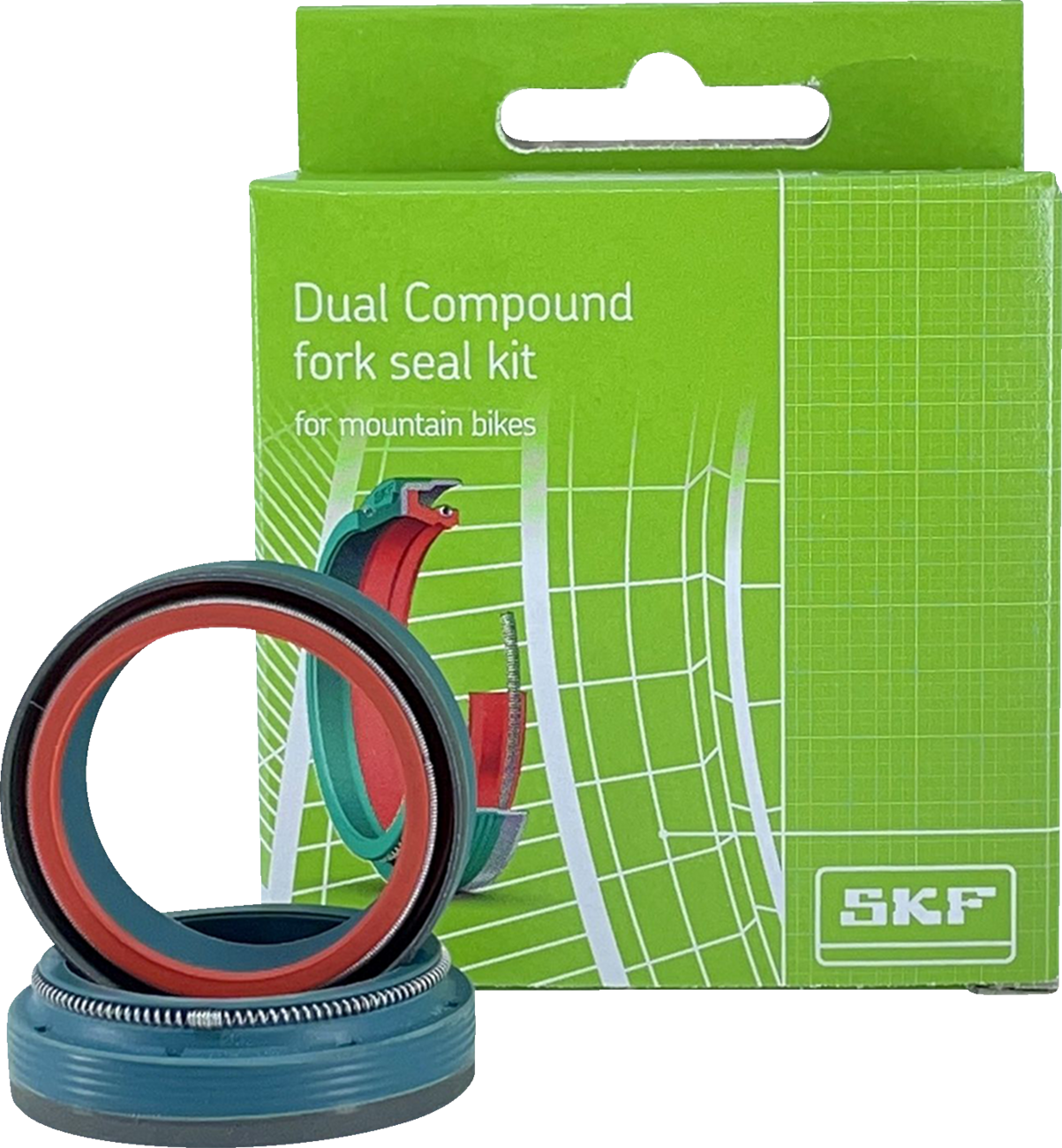 SKF DUAL-45S Fork Seal Kit for Showa 45mm Suspension Systems