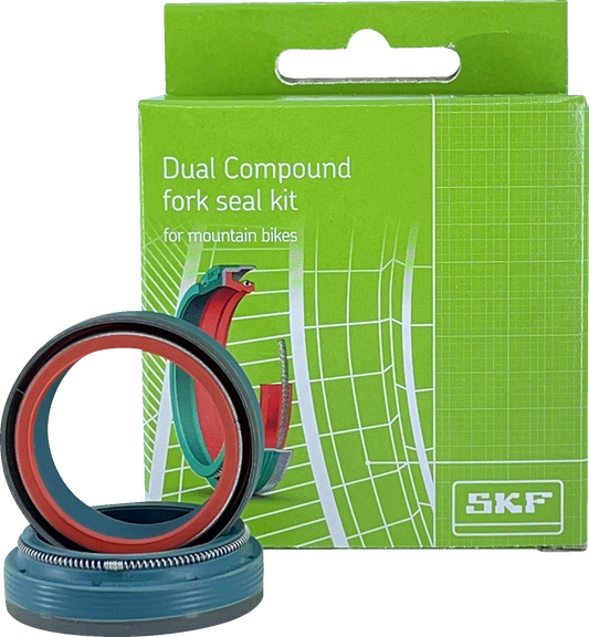 SKF DUAL-45S Fork Seal Kit for Showa 45mm Suspension Systems