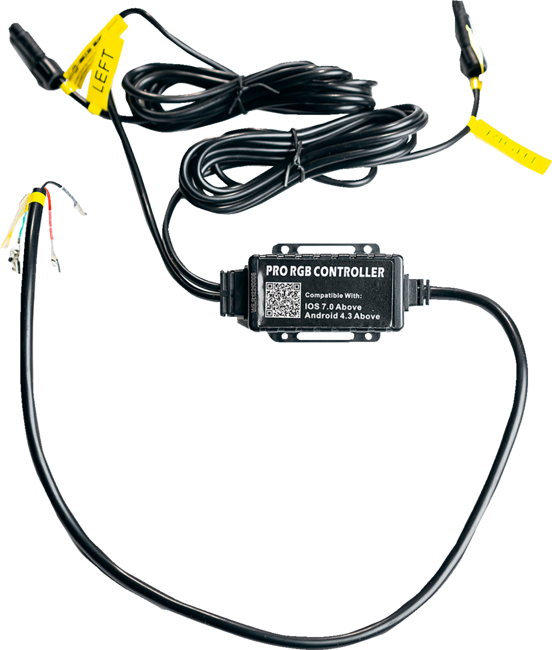 Moose Offroad 45-400-PU 2010s Standard RGB LED Whip Light Wire Harness