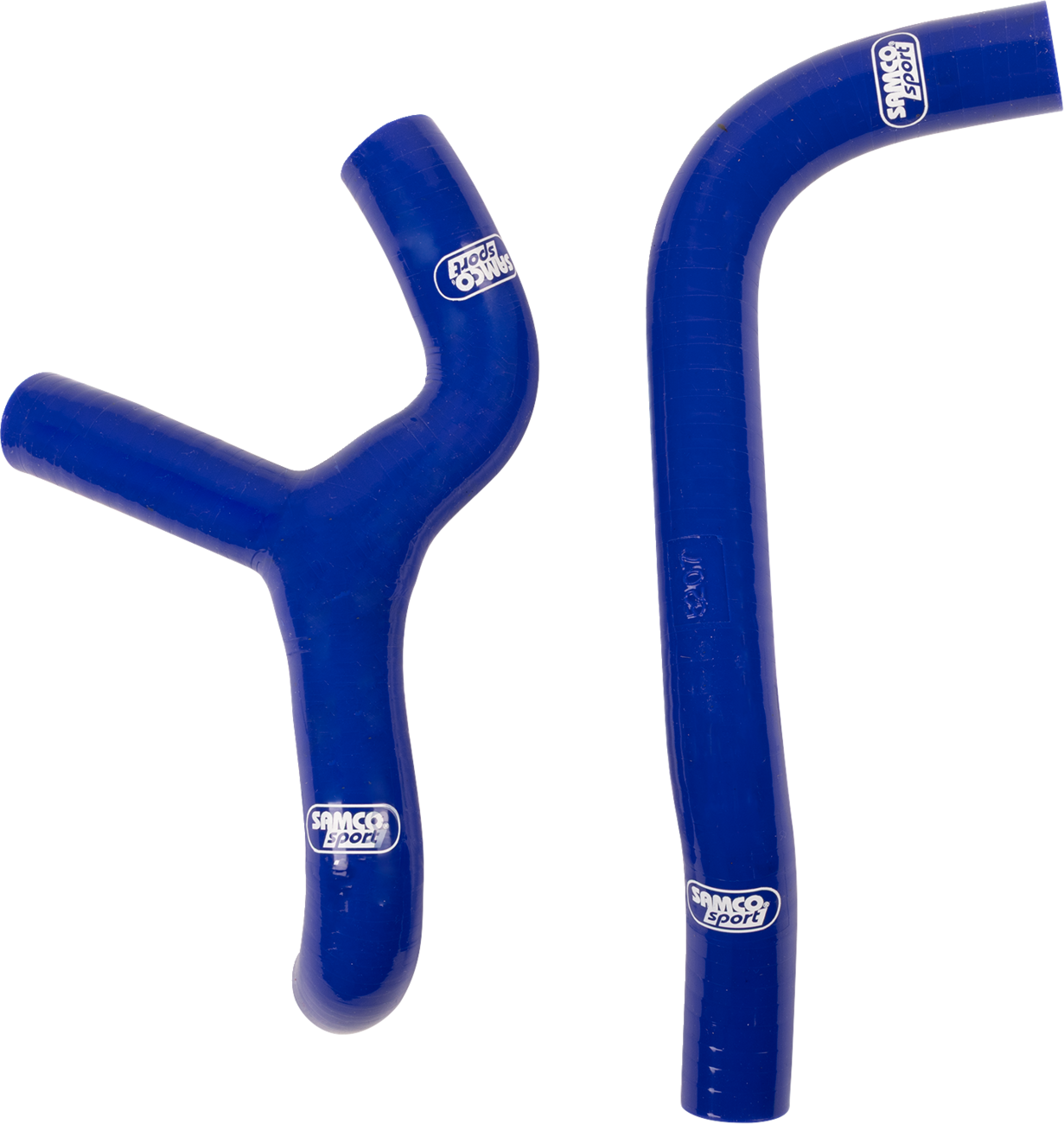 MOOSE OFFROAD KTM-86-BU Blue Silicone OEM Fit Radiator Hose Kit for KTM 65 SX, Husqvarna TC 65, and GasGas MC 65 - Moto-House MX