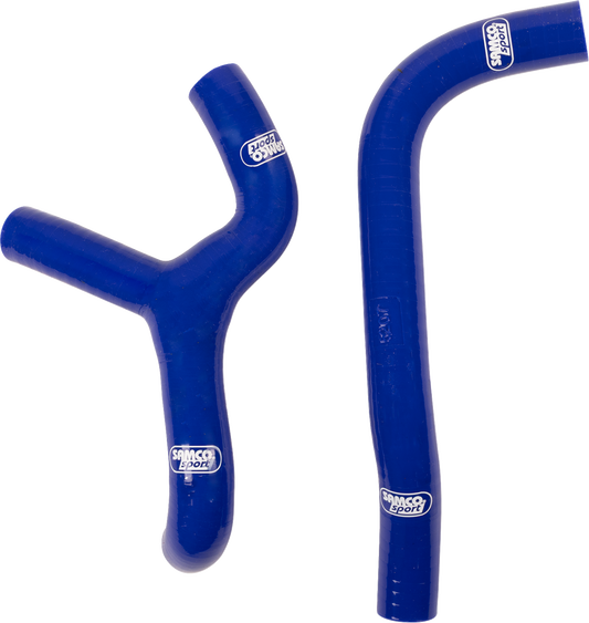 MOOSE OFFROAD KTM-86-BU Blue Silicone OEM Fit Radiator Hose Kit for KTM 65 SX, Husqvarna TC 65, and GasGas MC 65 - Moto-House MX