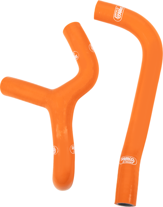 MOOSE OFFROAD KTM-86-OR Orange Silicone OEM Fit Radiator Hose Kit for KTM 65 SX and Husqvarna TC 65 - Moto-House MX