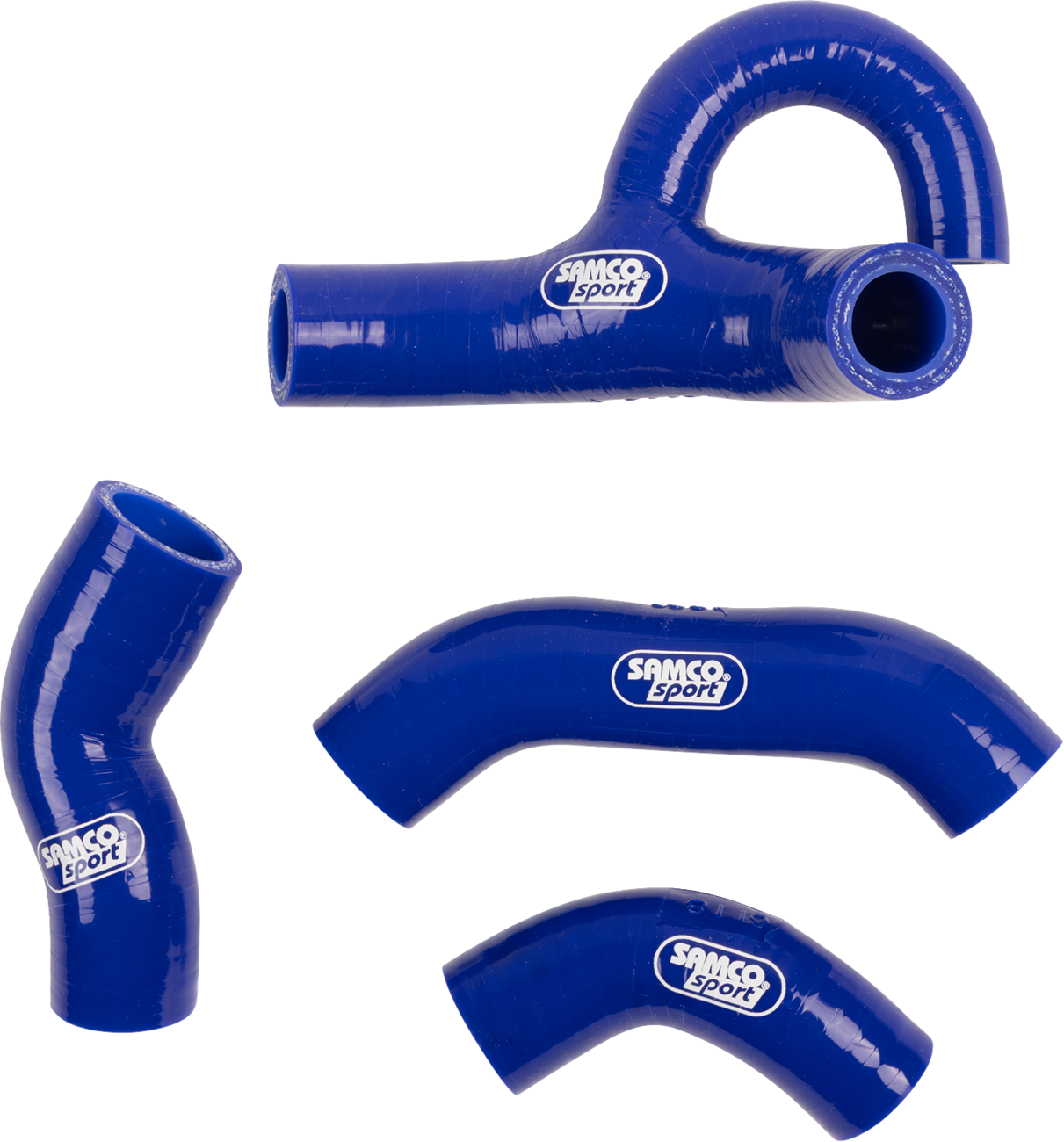 MOOSE OFFROAD KTM-117-BU Blue Silicone OEM Fit Radiator Hose Kit for KTM 500 EXC-F and Husqvarna FE 501 - Moto-House MX
