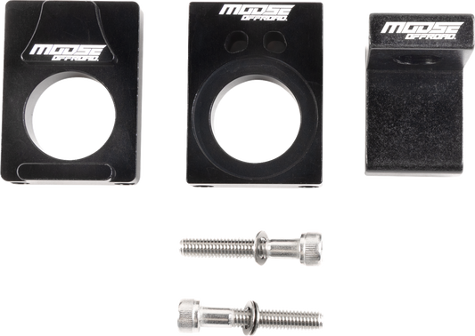 Moose Offroad 0521-2154 Flag Mount Rear Axle Yamaha YZ WR Black - Moto-House MX