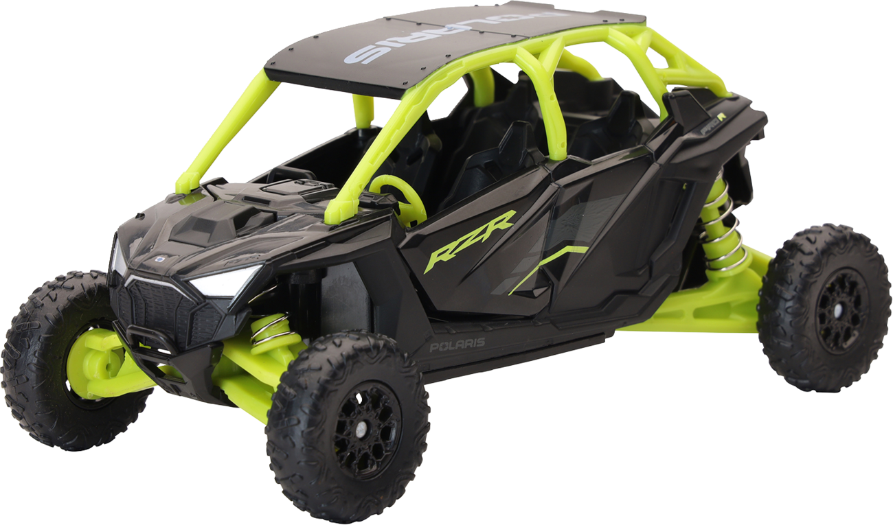 NEW RAY TOYS 07393 Polaris RZR Pro R4 1:18 Scale Black ATV 2020-2023