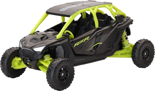 NEW RAY TOYS 07393 Polaris RZR Pro R4 1:18 Scale Black ATV 2020-2023
