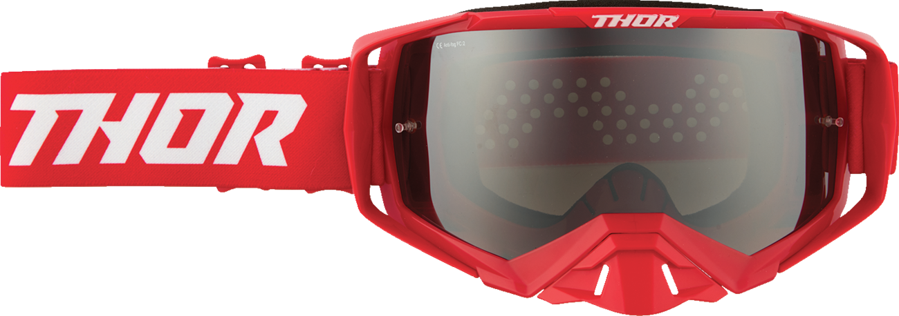 THOR MPN 2601-3703 2020s Flite Red Silver Mirror Goggle