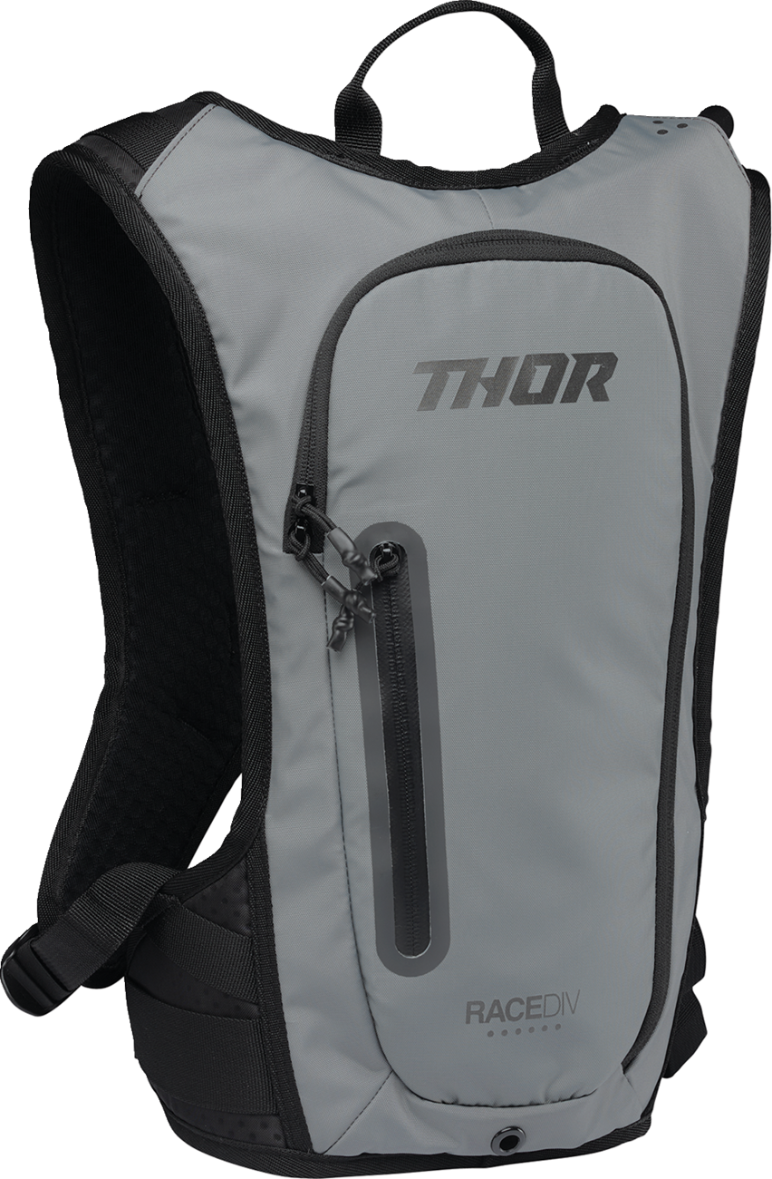 THOR Vapor Pack 3517-0567 Hydration Backpack for Motocross & ATV - Gray/Black